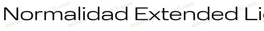 Normalidad Extended Light字体转换